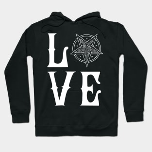 Satan Loves Me - Satanic Love Baphomet Gift Hoodie